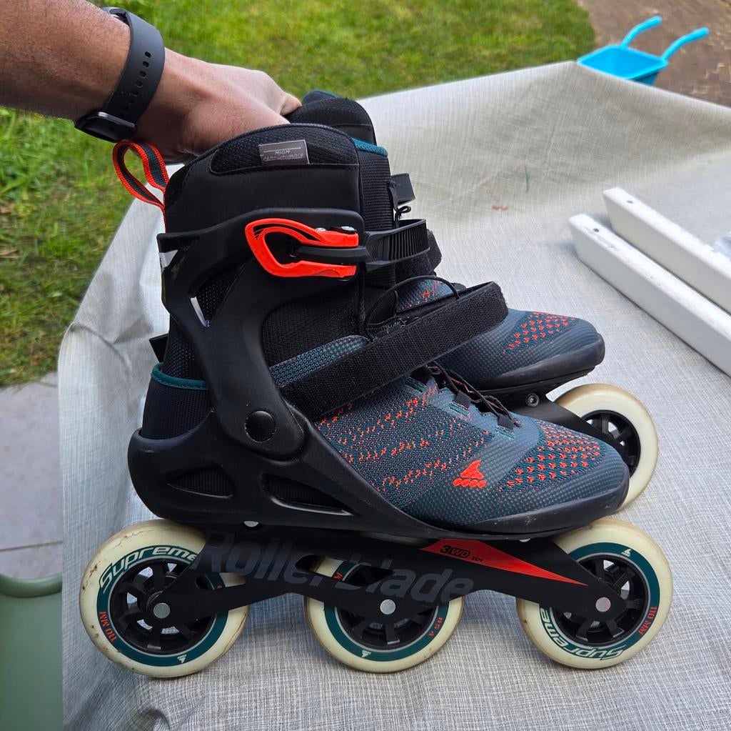 Rollerblade Macroblade 3WD 110 Maat 45, Overige merken, Dames, Overige typen, Ophalen of Verzenden