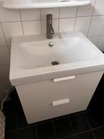 IKEA Wastafelmeubel met wasbak en spiegelkast, Ophalen, Gebruikt, 50 tot 100 cm, Minder dan 100 cm