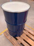 200 liter vaten met deksel en smeervet resten, Ophalen of Verzenden, Zo goed als nieuw