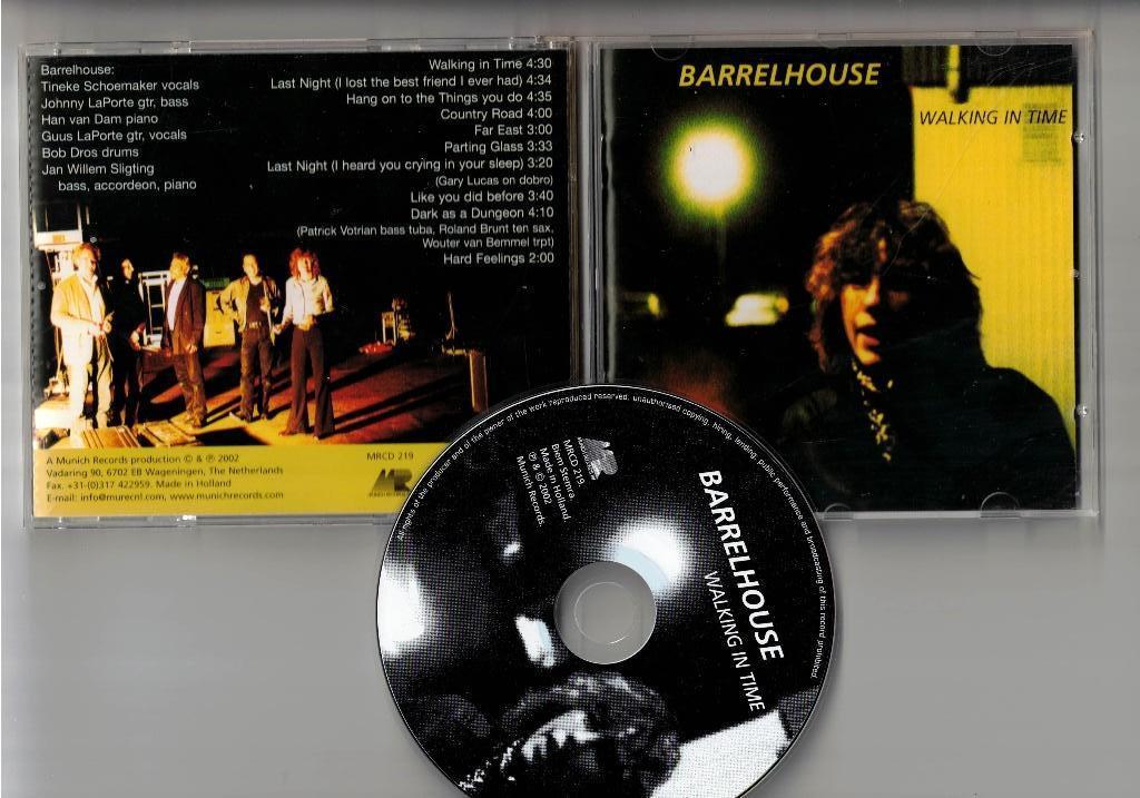 BARRELHOUSE CD Walking in Time, Cd's en Dvd's, Cd's | Jazz en Blues, Zo goed als nieuw, Jazz, 1980 tot heden, Ophalen of Verzenden
