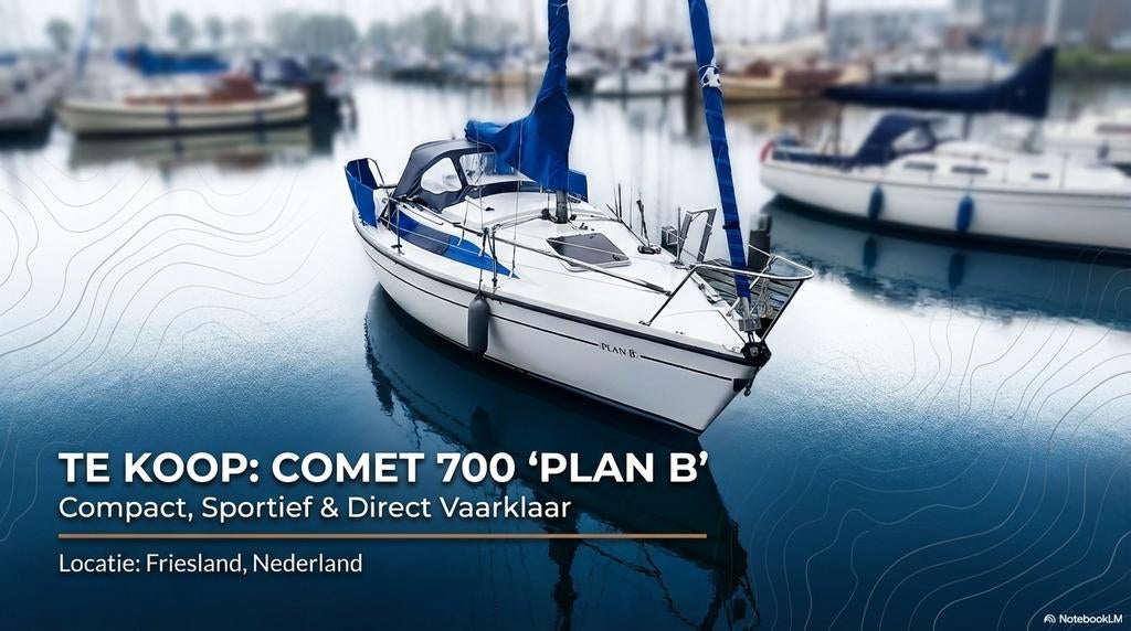 ​ Unieke Kans: Comar Comet 700 "Plan B" – Vaarklaar, Ophalen of Verzenden