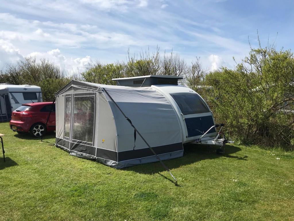 Voortent voor Kip compact met hefdak, Caravans en Kamperen, Ophalen, Gebruikt