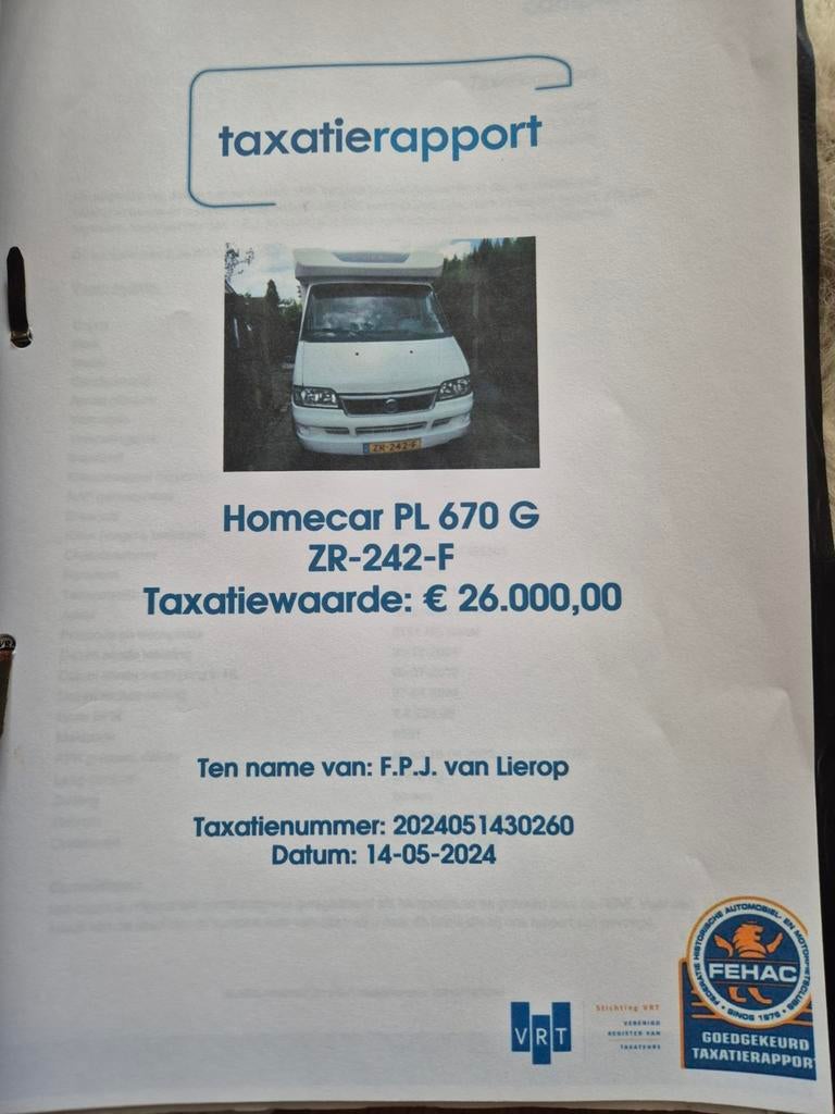 Home car 2004, Caravans en Kamperen, Campers, Afzuigkap, Ringverwarming, Fiat, Gaslek-detector