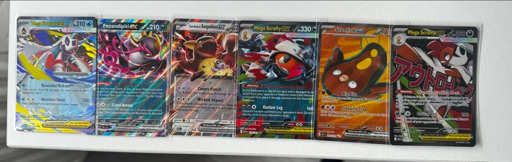 6x EX Pokémon kaarten Ascended Heroes - Boosterfresh, Hobby en Vrije tijd, Verzamelkaartspellen | Pokémon, Ophalen of Verzenden