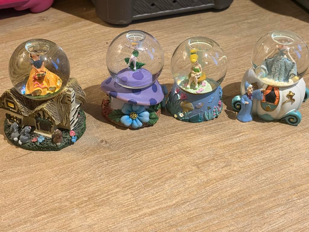 diverse Disney Sneeuwbollen, Ophalen of Verzenden, Assepoester of Belle, Gebruikt, Beeldje of Figuurtje