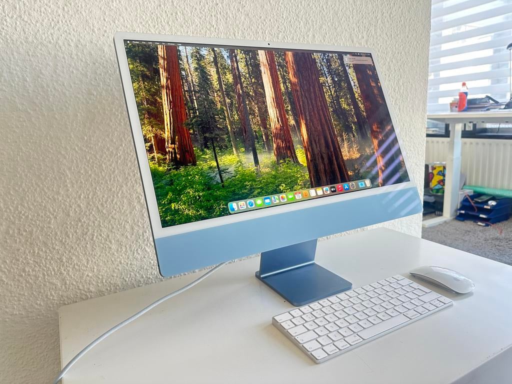 Apple iMac M1 24-inch 8GB, Computers en Software, Gebruikt, 8 GB, IMac, Ophalen of Verzenden