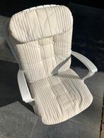 6 Allibert Tangor tuinstoelen met kussens, nieuwstaat!, Ophalen, Zo goed als nieuw, Kunststof, Verstelbaar