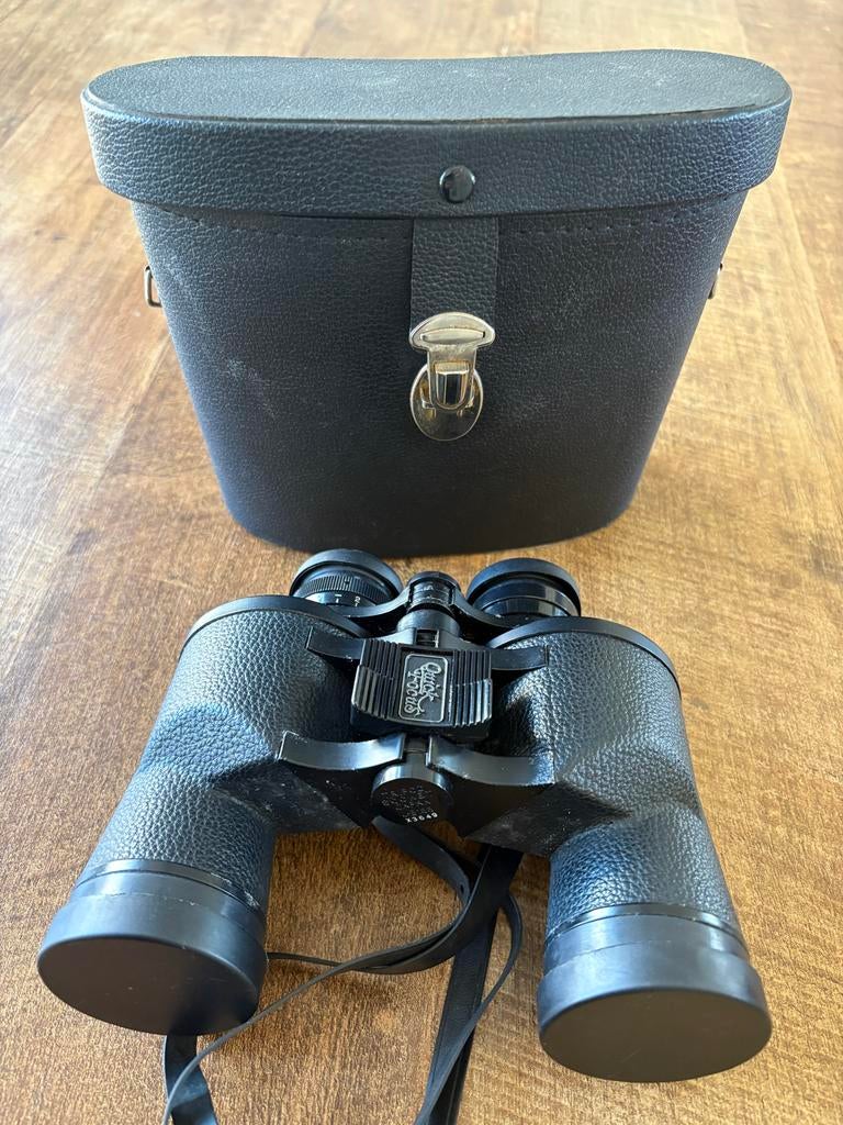 Kingfisher 8x40 Verrekijker met Hoes, Gebruikt, 8 tot 12x, Met hoes of tas, Porro (met knik)