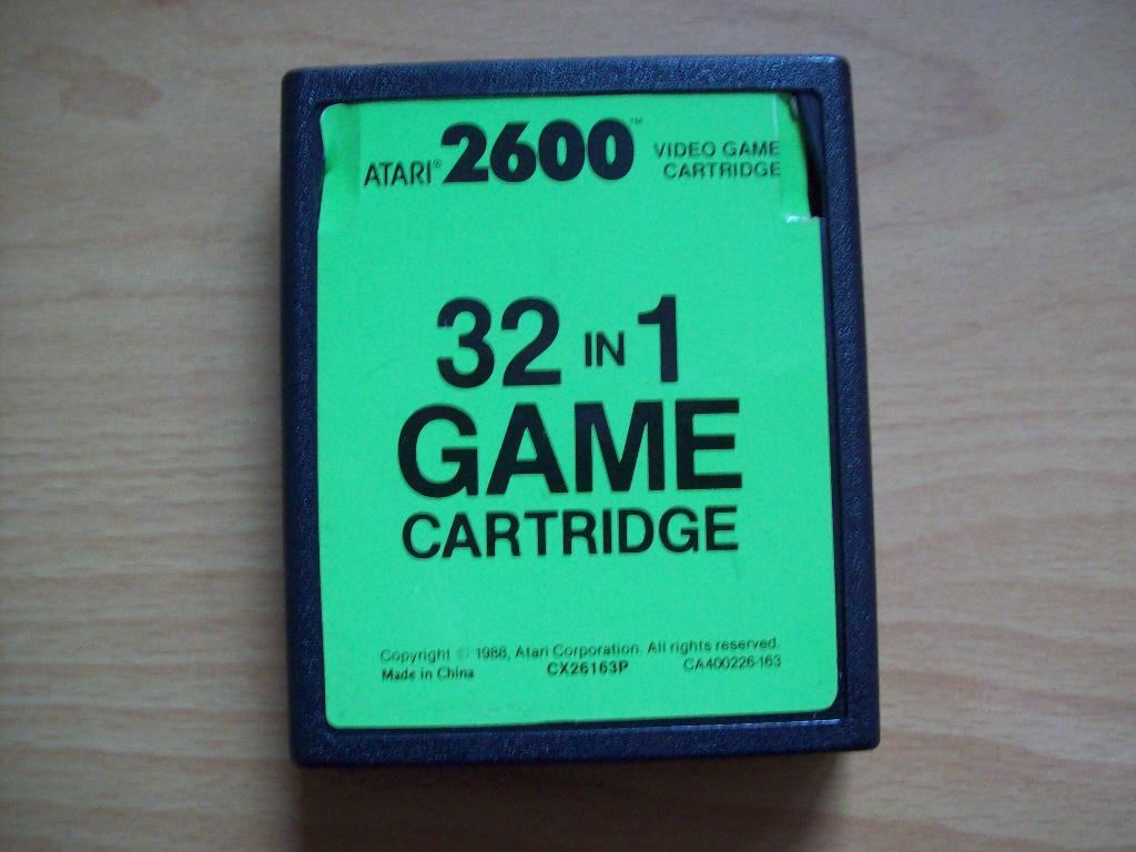 32 in 1 Game Cartridge (Atari 2600) 1988, Overige genres, 1 speler, Ophalen of Verzenden, Zo goed als nieuw