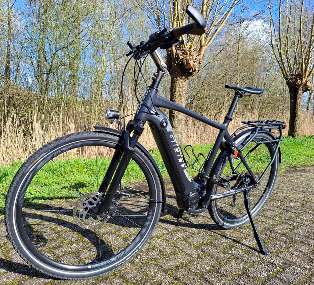 Zeer nette Giant E-bike/elektrische fiets, middenmotor, Ophalen, Versnellingen, Zo goed als nieuw, 50 tot 53 cm