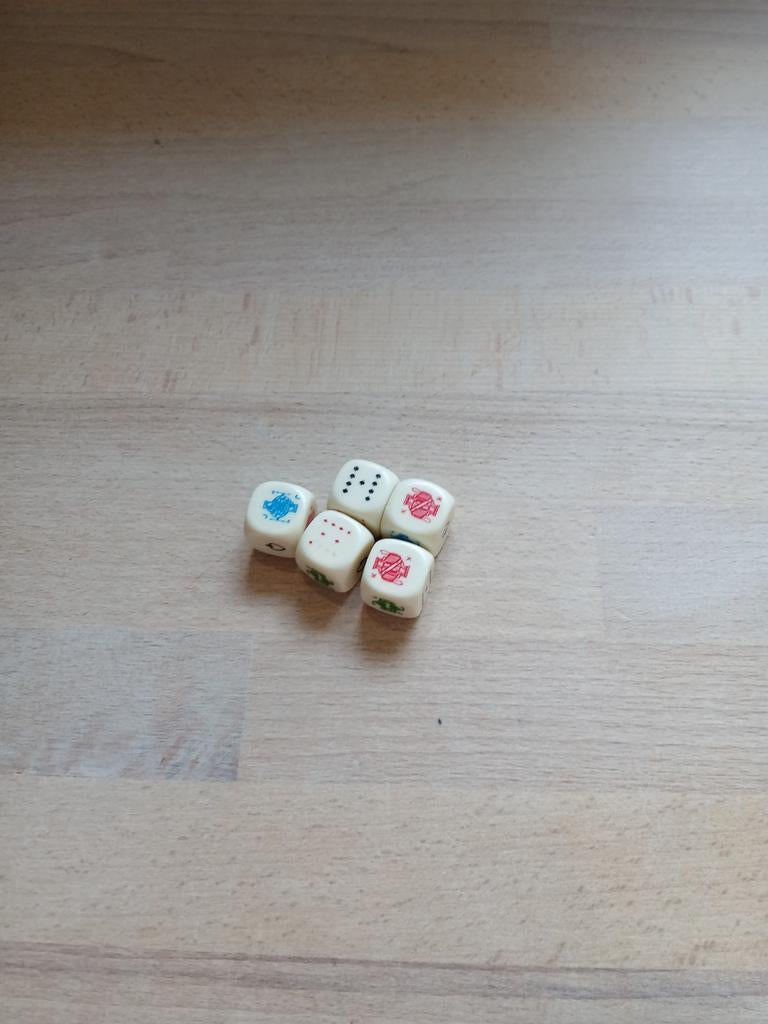 Vintage poker dobbelstenen, Ophalen of Verzenden