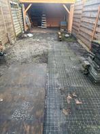 Gratis stoeptegels, Tuin en Terras, Tegels en Klinkers, Ophalen, Gebruikt, 10 m² of meer, Beton