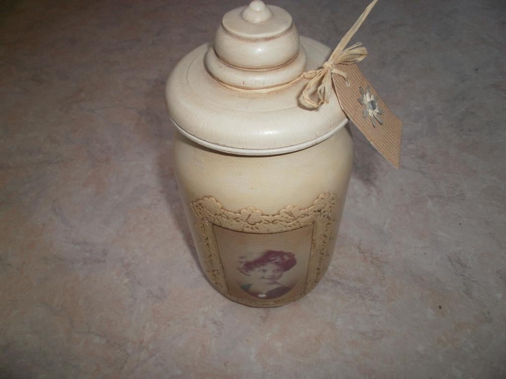 Stenen pot brocante/vintage nostalgisch, Ophalen of Verzenden