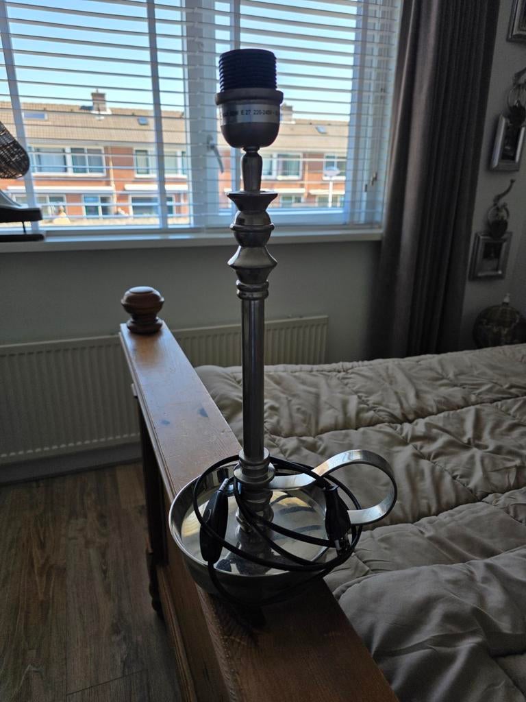 Riviera Maison Tafellamp - Klassiek en Stijlvol, Huis en Inrichting, Ophalen, Gebruikt, 50 tot 75 cm, Metaal