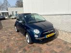 Fiat 500 1.2 C 2015 Blauw met Apple Carplay Android Auto, Stof, 4 cilinders, Bedrijf, Handgeschakeld
