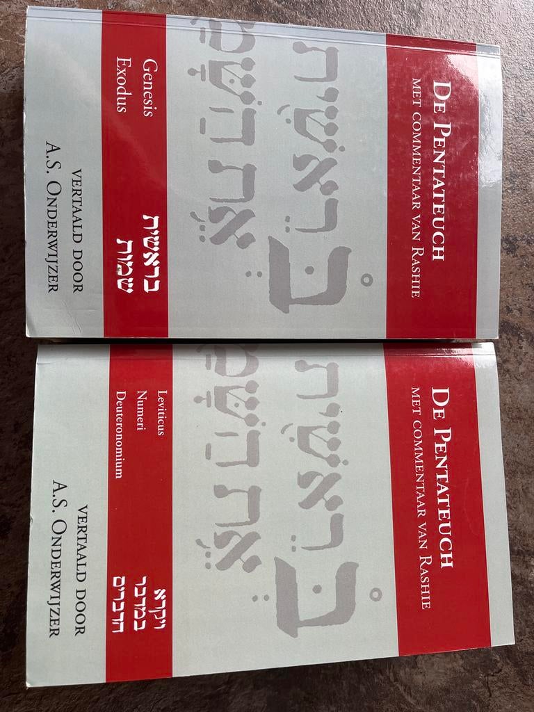 De Pentateuch met commentaar van Rashie - 2 delen, Ophalen of Verzenden, Gelezen, Jodendom
