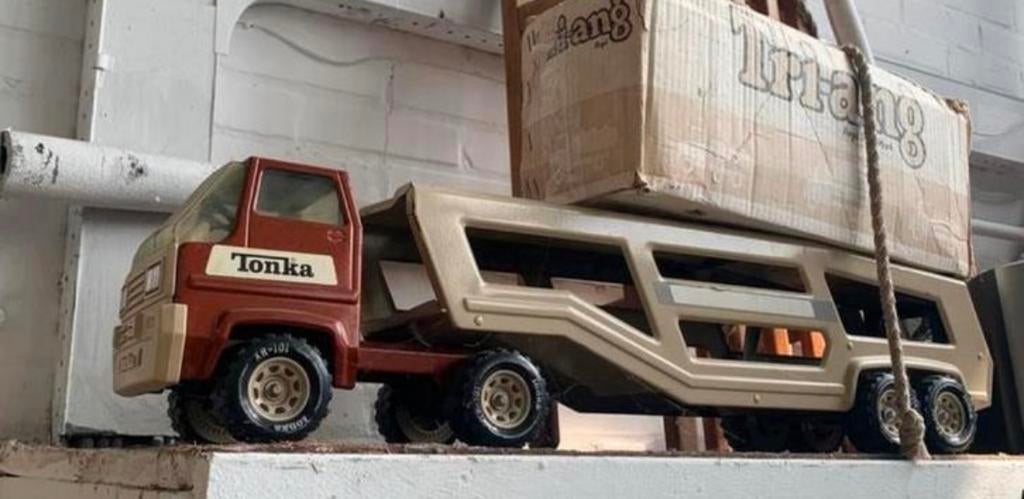 Tonka grote Tonka model auto vrachtwagen voor verzamelaars, Ophalen of Verzenden