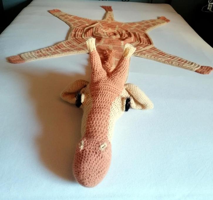 Gehaakt Speelkleed van een Giraf, Kinderen en Baby's, Speelgoed | Knuffels en Pluche, Nieuw, Overige typen, Ophalen of Verzenden