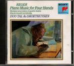 Max REGER: Piano Music for Four Hands / Tal & Groethuysen, Ophalen of Verzenden, Classicisme, Zo goed als nieuw, Kamermuziek