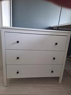 Ladekast wit, 3 lades, Ophalen, 50 tot 100 cm, Zo goed als nieuw, 3 of 4 laden