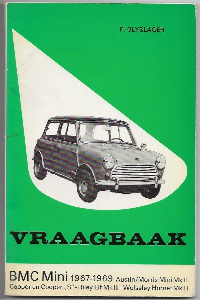 BMC Mini Cooper Riley vraagbaak 1967 - 1969, Ophalen of Verzenden