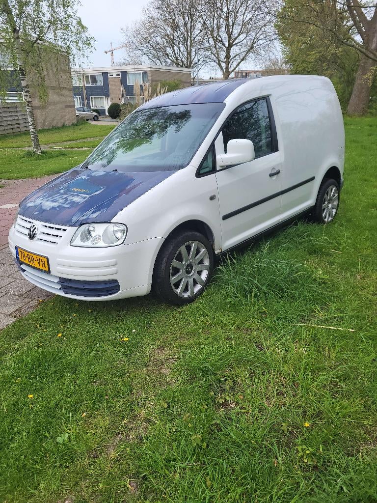 Volkswagen Caddy Bestel 1.9 TDI 77KW 2005, 4 cilinders, Volkswagen, Wit, Origineel Nederlands