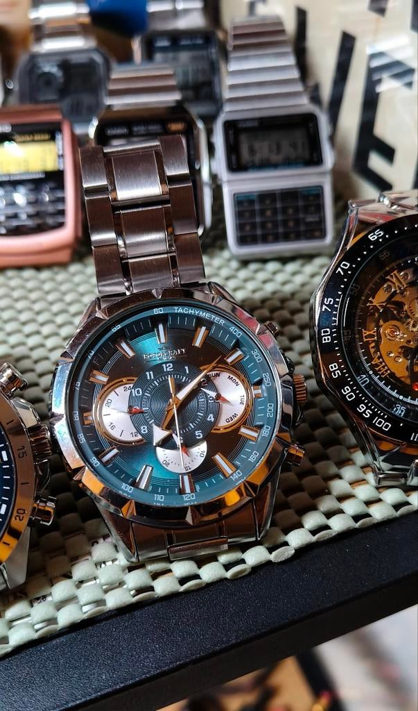 Rotorcraft horloge, Ophalen of Verzenden, Zilver, Android