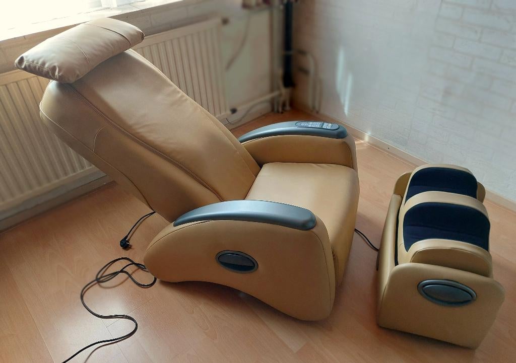 Massage stoel met beengedeelte, Sport en Fitness, Massageproducten, Ophalen, Gebruikt, Massagestoel of Kussen