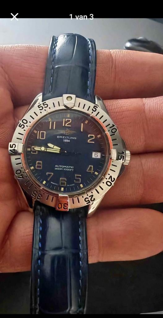 Breitling Colt Automatic ophalen in belgie puurs, Ophalen, Zo goed als nieuw, Breitling