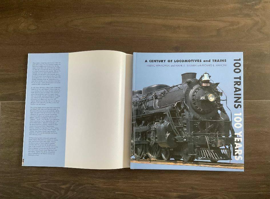 een eeuw locomotieven treinen boek 100 trains 100 year, Ophalen of Verzenden, Zo goed als nieuw, Trein, Boek of Tijdschrift