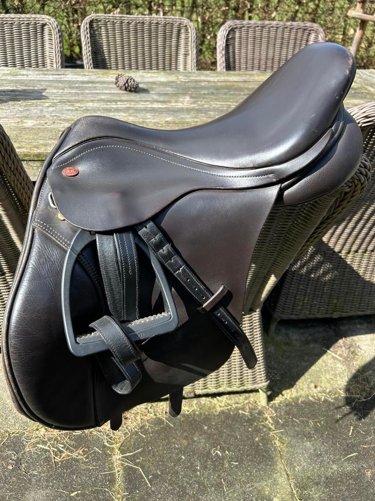 Kent &masters springzadel bruin. 17 inch, Ophalen of Verzenden, Gebruikt, Springen