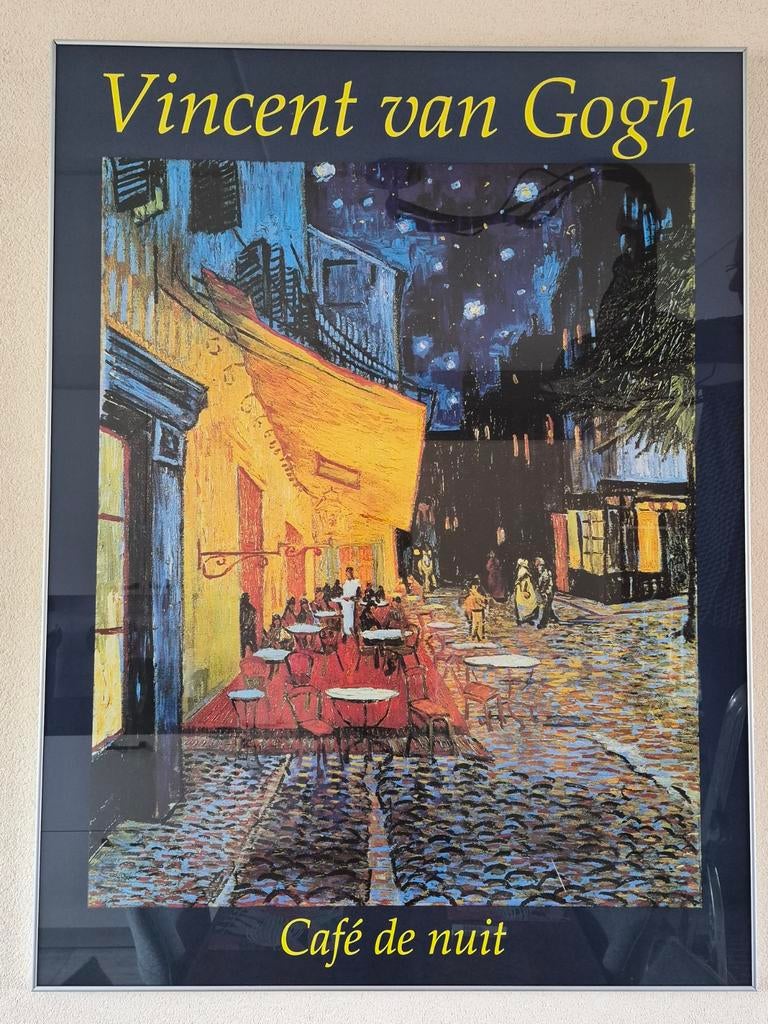 Vincent van Gogh - Café de Nuit Poster, Ophalen, Gebruikt, 75 tot 100 cm, Foto of Poster