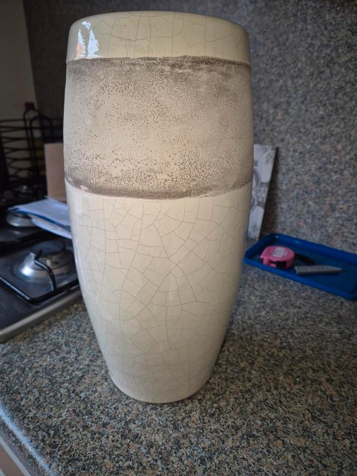 Stijlvolle bloempot voor binnen - 35 cm hoog, Ø 14 cm, Tuin en Terras, Bloembakken en Plantenbakken, Gebruikt, Overige materialen