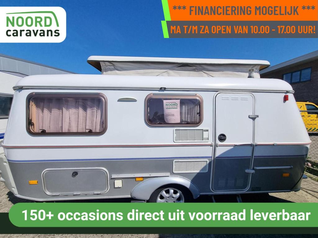 ERIBA TROLL 550 GT MOVER + DWARSBED + HEFDAK + VOORTENT, Caravans en Kamperen, Bedrijf, 5 tot 6 meter, Eriba, Mover