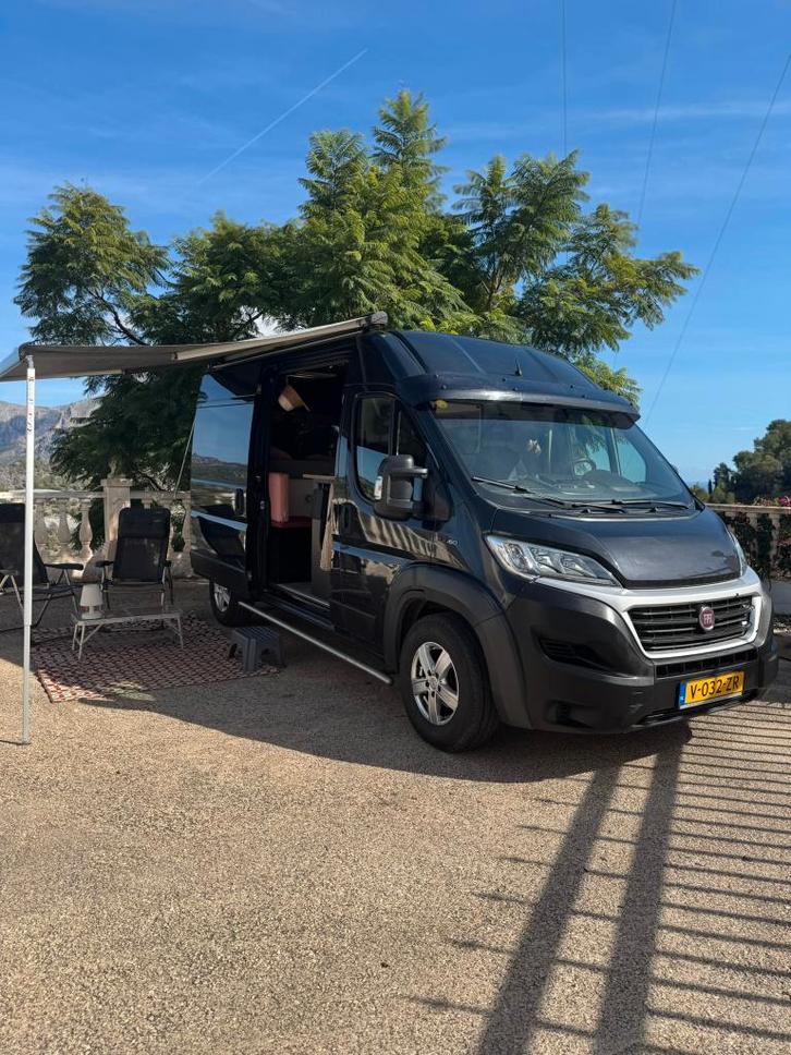 Fiat Ducato 2p camper L2H2 2019, 150 pk, Euro 6, btw auto, Auto's, Bestelauto's, Particulier, Achteruitrijcamera, Airconditioning
