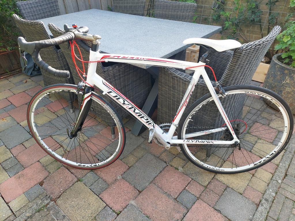 Racefiets Olympia speed Plus. 28 inch banden, Fietsen en Brommers, Fietsen | Racefietsen, 28 inch, Gebruikt, Velgrem, Aluminium