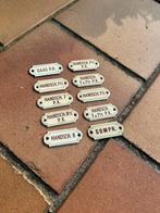 10 x oud emaille bordje dokter arts ziekenhuis verpleging, Ophalen of Verzenden, Zo goed als nieuw, Reclamebord