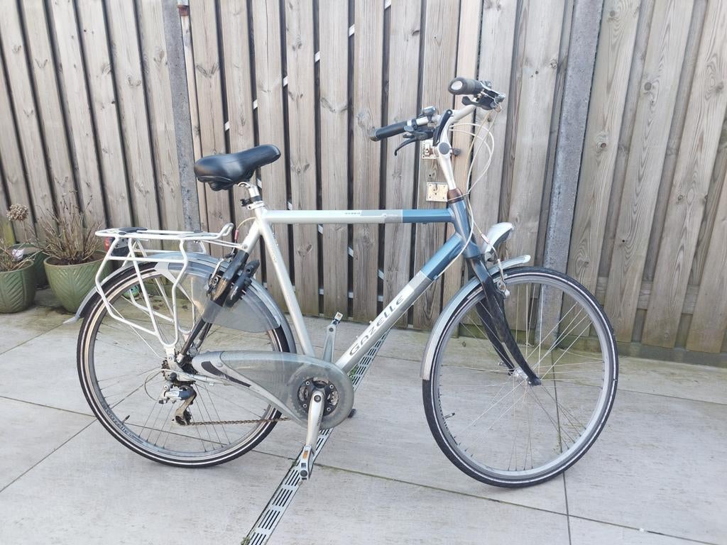 Gazelle Heren Hybride Fiets - Lite Line, Fietsen en Brommers, Fietsen | Heren | Herenfietsen, Ophalen, Gebruikt, Gazelle
