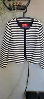 Libelle Femmes kort jasje 40/42 ecru/donkerblauw, Kleding | Dames, Ophalen of Verzenden, Zo goed als nieuw, Maat 38/40 (M), Blauw
