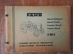 Onderdelenboek Fahr Trekker D180H, Ophalen of Verzenden