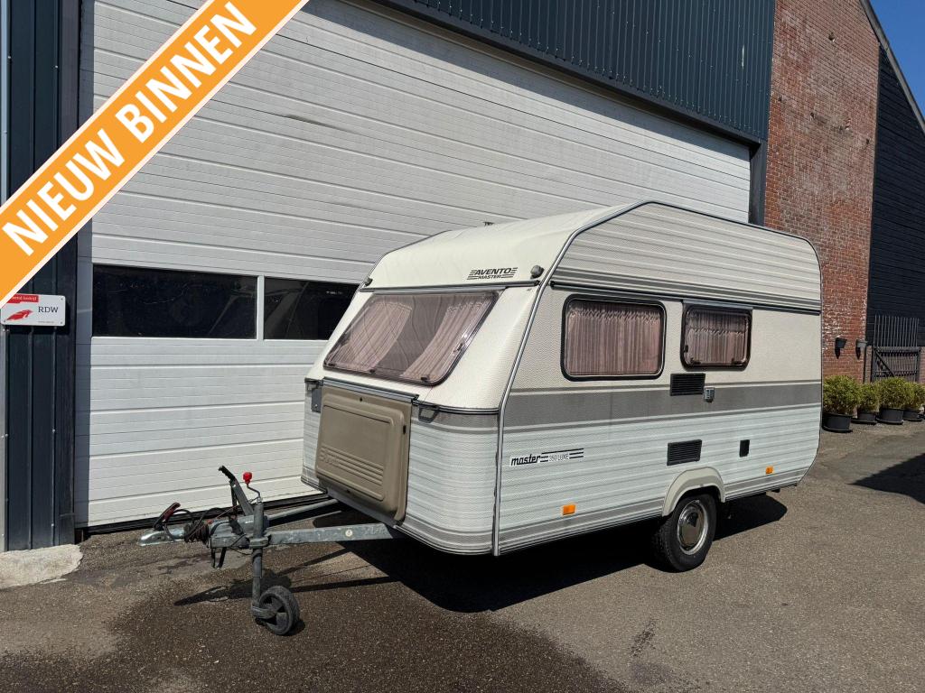 Avento Master 350 + voortent, Caravans en Kamperen, Caravans, Standaardzit, Avento, Bedrijf, Tot en met 3