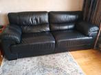 2- en 3-zits lederen bankstel, Huis en Inrichting, Ophalen, Gebruikt, Rechte bank, Modern
