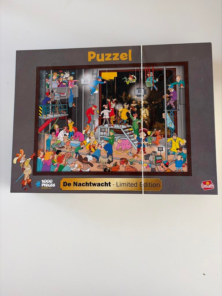 Puzzel 1000 stukjes - De Nachtwacht Limited Edition, Hobby en Vrije tijd, Denksport en Puzzels, Ophalen, 500 t/m 1500 stukjes