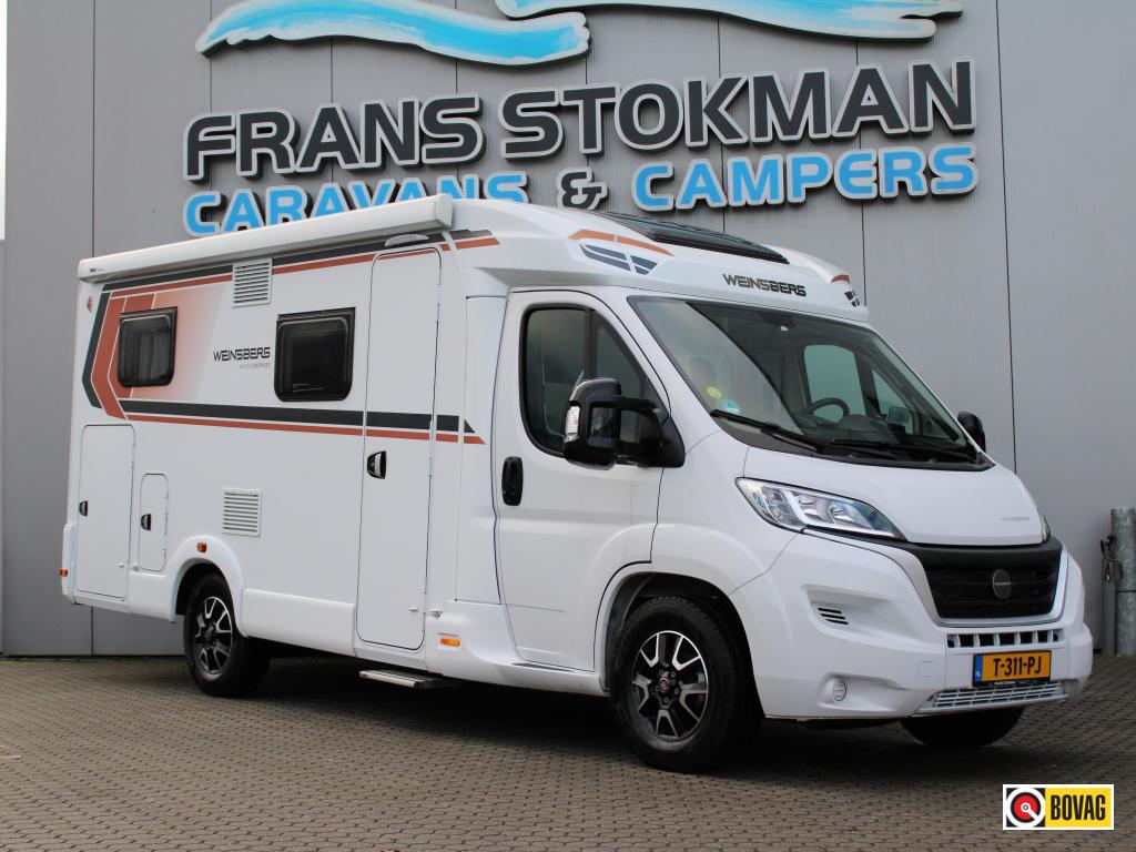Weinsberg Pepper 600 MEG Dakairco Enkele bedden Fietsenrek, Caravans en Kamperen, Campers, Weinsberg, Ringverwarming, Fiat, Tot en met 2