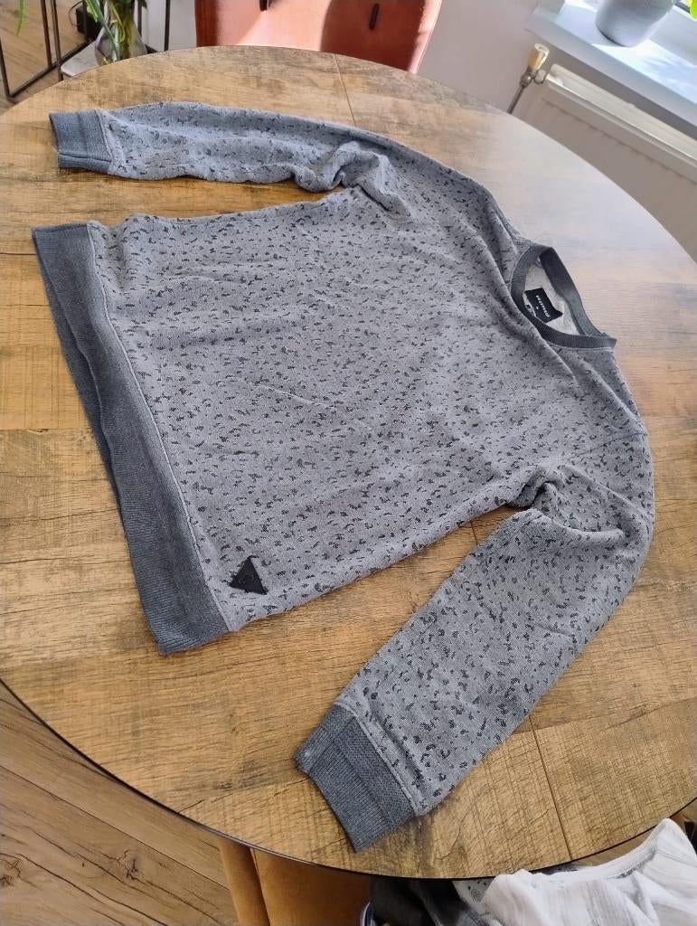 Casual grijze Rockerbox sweater maat M - Voorjaar, Kleding | Heren, Truien en Vesten, Ophalen of Verzenden, Zo goed als nieuw