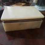 Alabaster mid century doos uit Italië, Antiek en Kunst, Ophalen of Verzenden