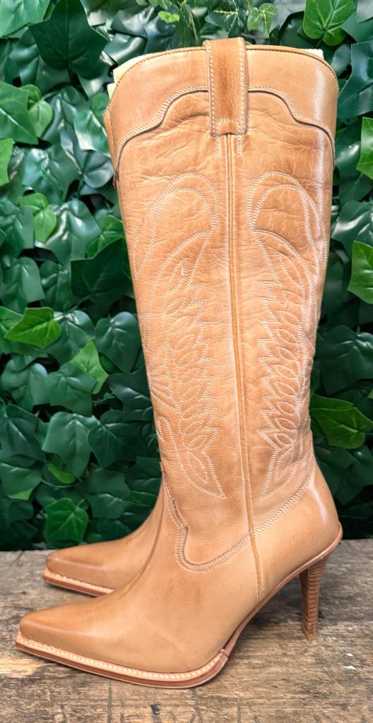Nieuwe geweldig mooie sexy laarzen  van Sendra maat 39, Bruin, Nieuw, Ophalen of Verzenden, Sendra