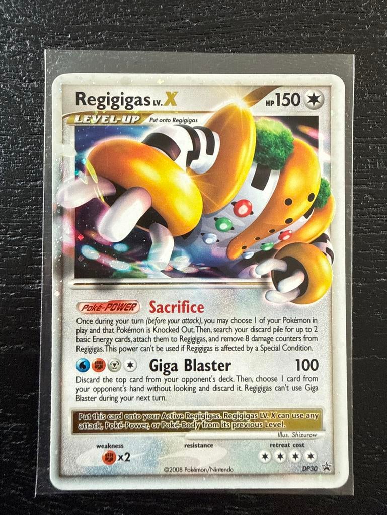 Regigigas lv. X dp 30 promo pokemonkaart, Ophalen of Verzenden, Zo goed als nieuw