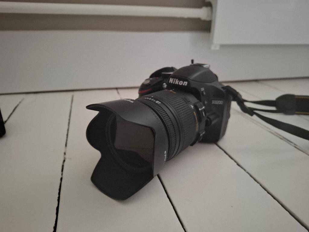 Nikon d3200 inc accessoires, Ophalen of Verzenden, Zo goed als nieuw, Nikon, 24 Megapixel