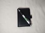 K639 Zwarte kunstlederen agenda organizer model mini 67x104, Diversen, Agenda's, Gebruikt, Onbekend, Ophalen of Verzenden, Onbekend